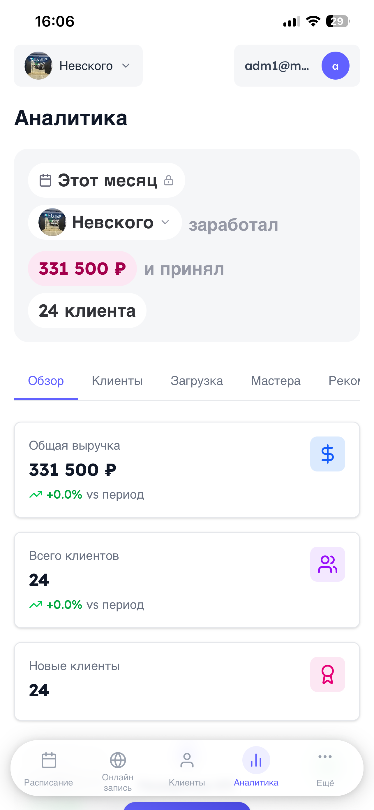 Аналитика на телефоне
